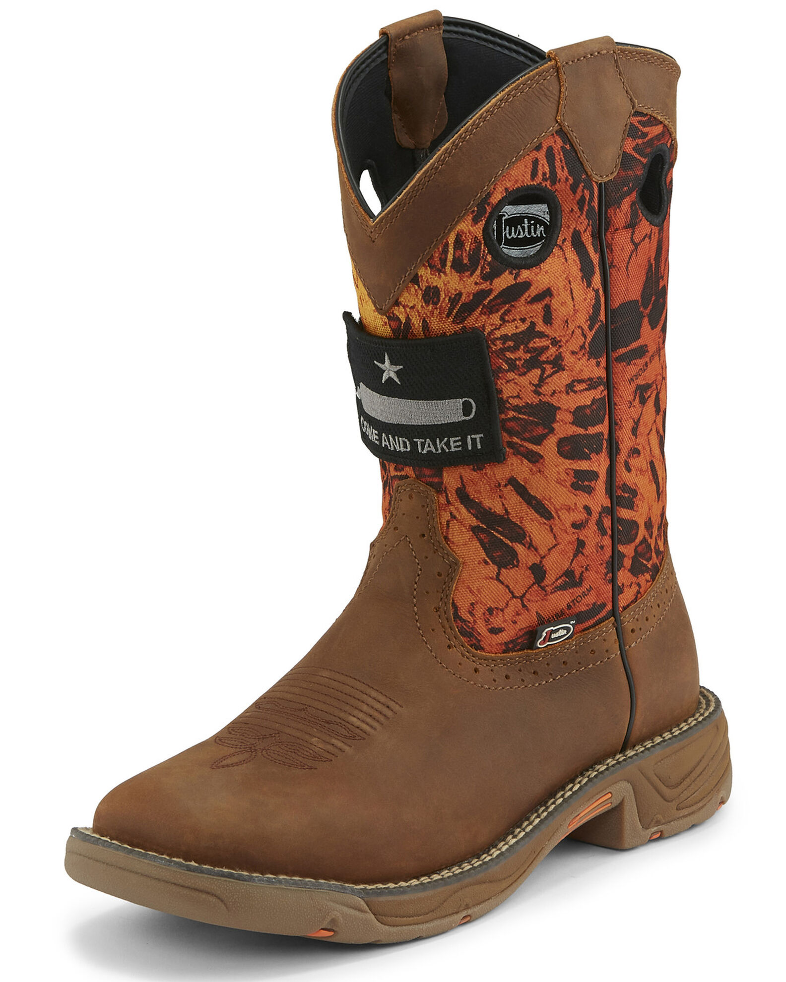 Justin men's original workboots stampede snake boots shop