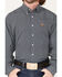 Cinch Men's Floral Geo Print Long Sleeve Button Down Western Shirt, Navy, hi-res