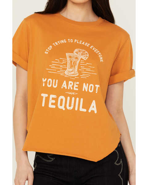 Image #3 - Idyllwind Women's You Are Not Tequila Short Sleeve Graphic Tee , Gold, hi-res