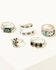 Image #1 - Idyllwind Women's Anita Thunderbird Ring Set - 5 Piece, Silver, hi-res