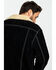 Image #5 - Scully Men's Boar Suede Southwestern Yolk Jean Jacket, Black, hi-res