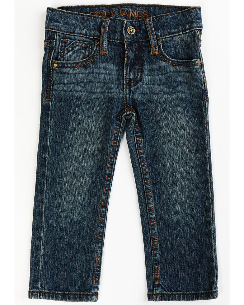 Cody James Toddler-Boys' Steel Dust Wash Slim Straight Stretch Jeans, Blue, hi-res