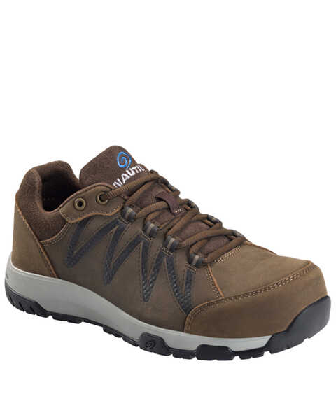 Image #1 - Nautilus Men's Volt Leather Work Shoes - Composite Toe, Brown, hi-res
