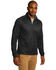Port Authority Men's Black & Iron Grey Virtual Texture 1/4 Zip Work Pullover Sweatshirt - Big , Multi, hi-res