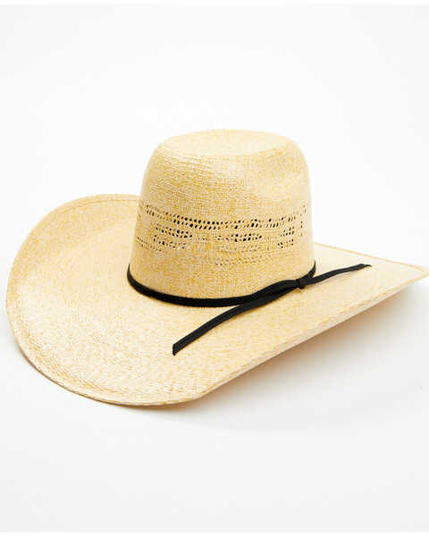 Rodeo King 25X Straw Cowboy Hat , Black, hi-res