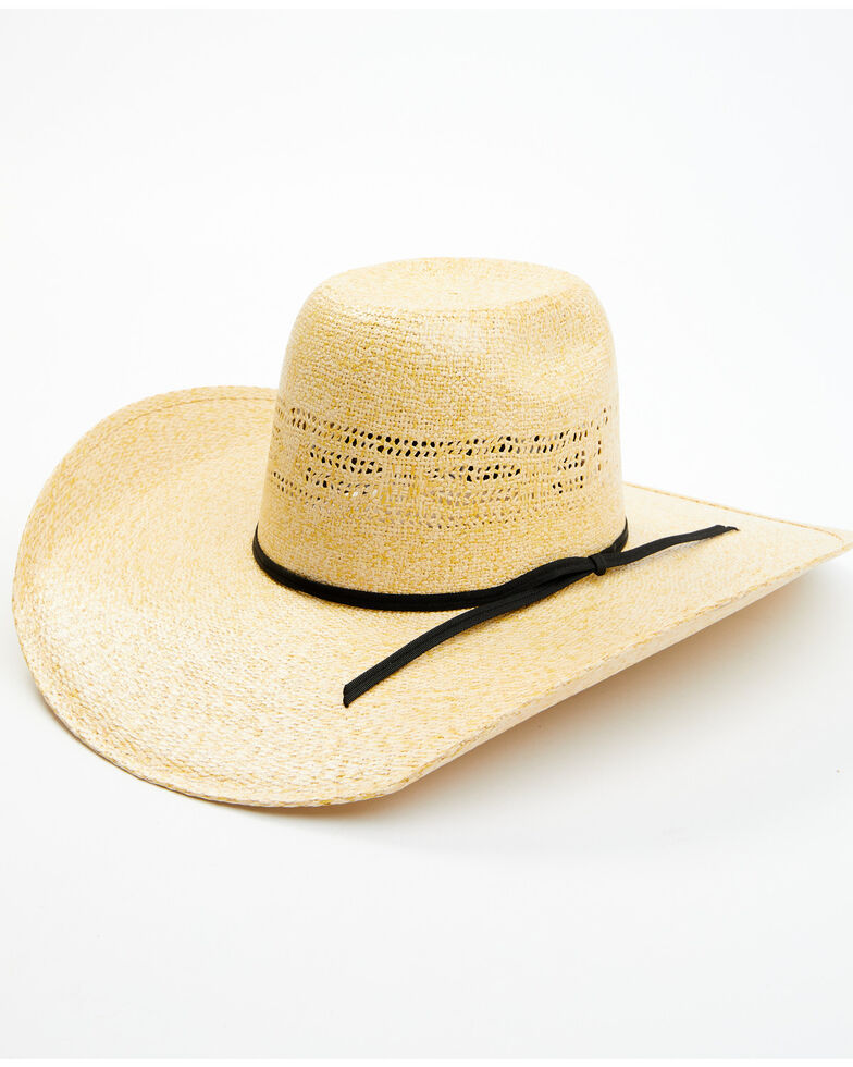 Rodeo King 25X Bangora Burlap Broken Horn Western Hat , Black, hi-res