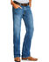 Image #2 - Ariat Men's M2 Relaxed Stretch Legacy Bootcut Stretch Denim Jeans, Blue, hi-res