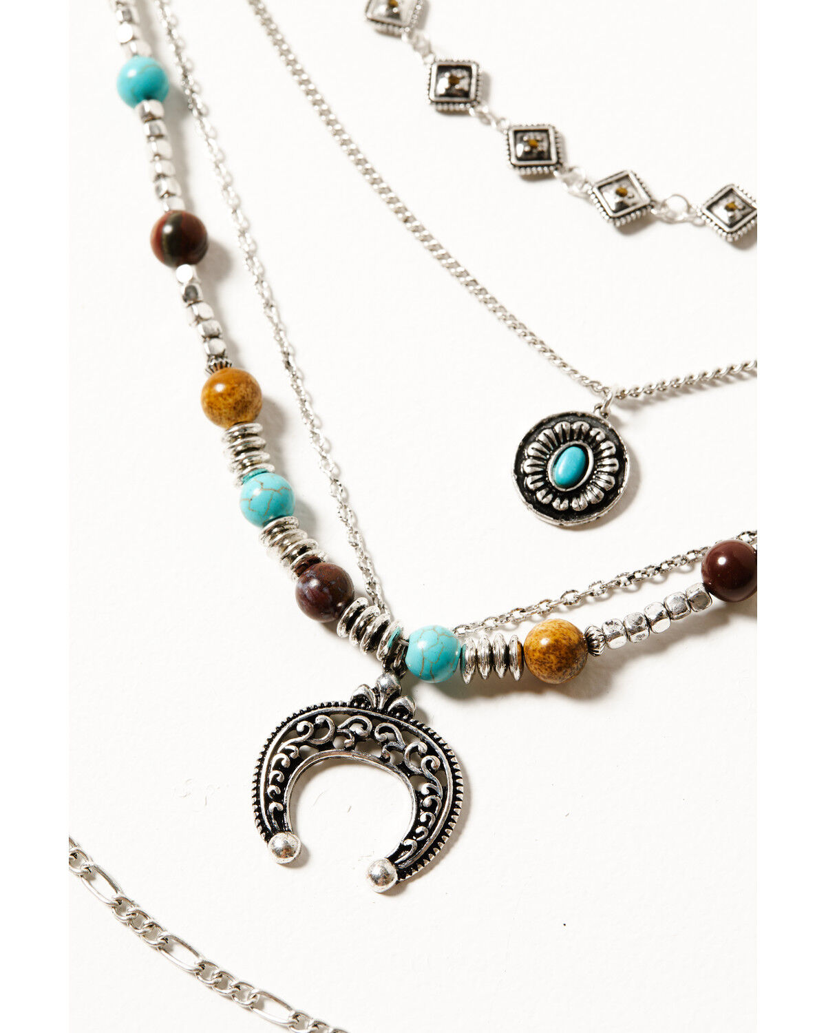 Image #2 - Shyanne Women's Bisbee Falls Multi-Strand Jewelry Set - 2 Piece, Silver, hi-res