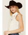 Image #3 - Wrangler Retro Women's Embroidered Sleeveless Snap Western Shirt, Cream, hi-res