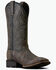 Image #1 - Ariat Men's Arrowrock Performance Western Boots - Broad Square Toe, Grey, hi-res