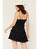 Image #4 - Ash & Violet Women's Bow Strap Sleeveless Mini Dress, Black, hi-res