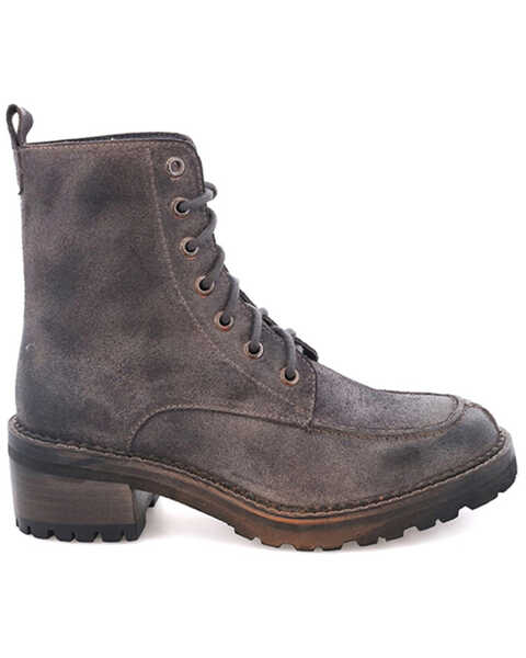 Image #2 - Roan by Bed Stu Women's Mabe II Lace-Up Boots - Moc Toe, Grey, hi-res