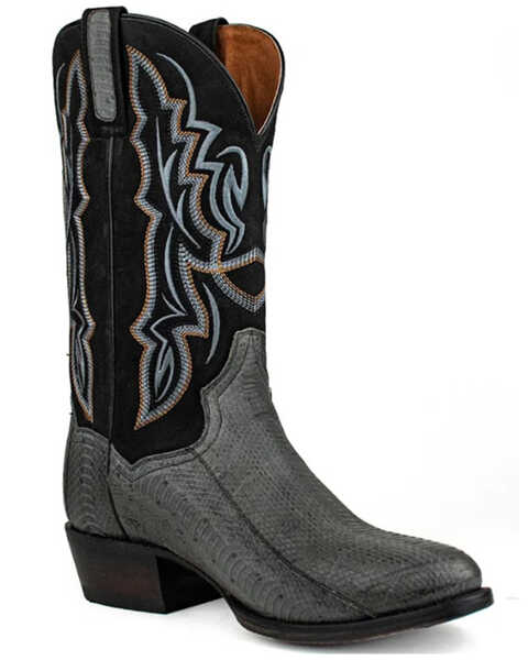 Image #1 - Dan Post Men's Exotic Snake Skin Western Boots - Round Toe, , hi-res