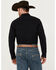 Kimes Ranch Men's Solid Long Sleeve Button Down Western Shirt, Black, hi-res