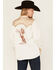 Image #4 - Ariat Women's Studded Horse Long Sleeve Snap Western Shirt, White, hi-res