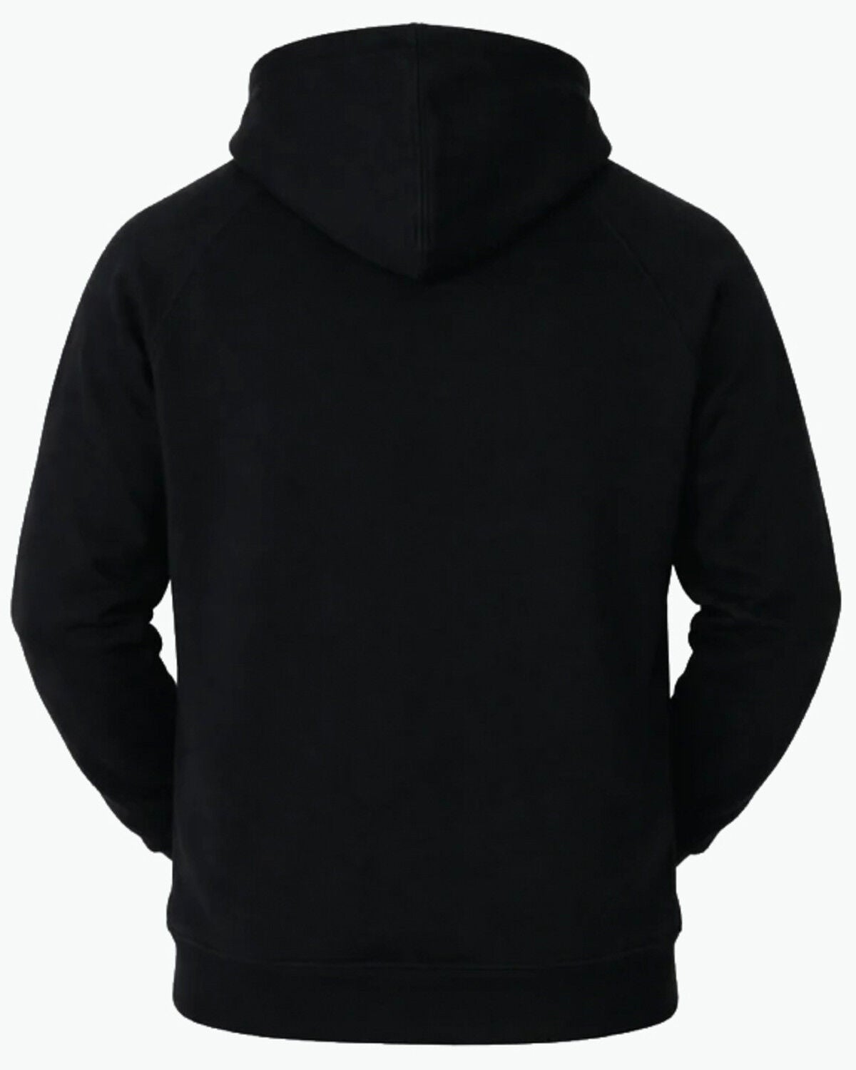 Image #2 - Forge Workwear Men's FR Solid Work Hooded Sweatshirt, Black, hi-res