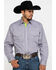Image #1 - Resistol Men's Gray Clewiston Geo Print Long Sleeve Western Shirt, Grey, hi-res