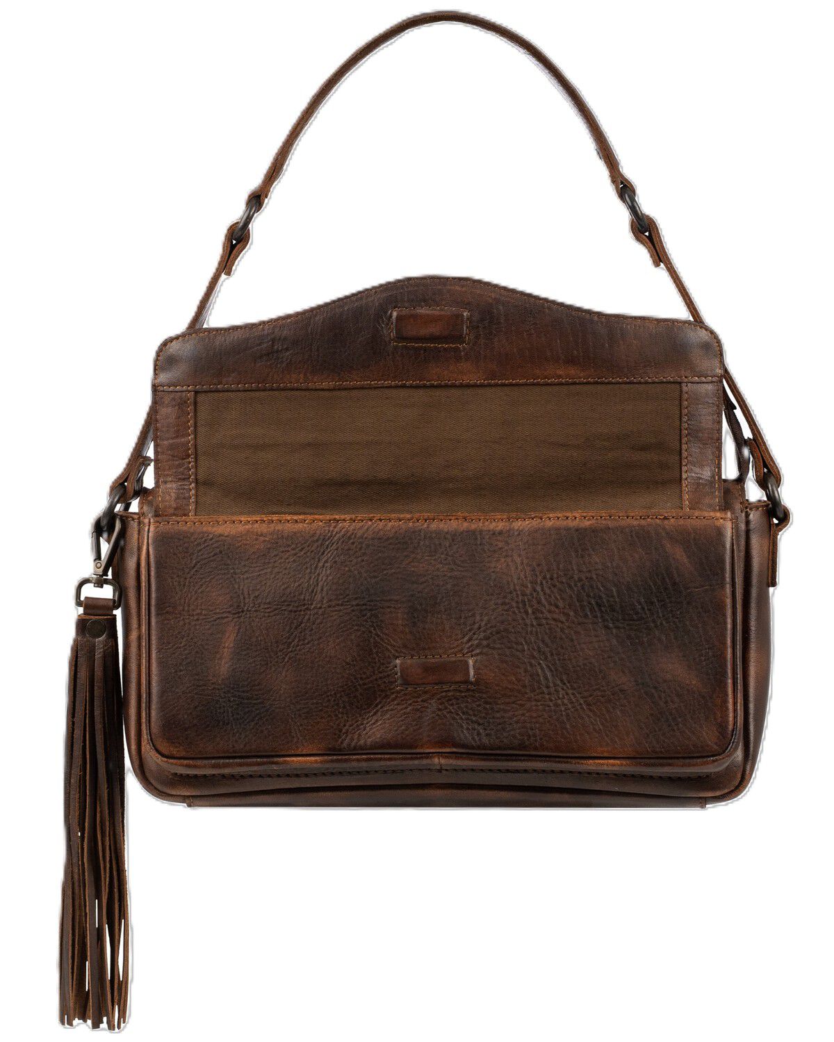 Image #5 - STS Ranchwear by Carroll Women's Bandera Shoulder Bag, Chocolate, hi-res