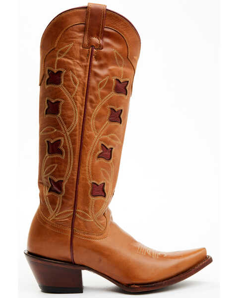 Image #2 - Idyllwind Women's Deville Western Boots - Snip Toe, Cognac, hi-res