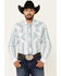 Wrangler 20X Men's White Stripe Long Sleeve Snap Western Shirt , White, hi-res