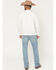 Image #3 - Levi's Men's 537 Running Early Light Wash Bootcut Denim Jeans, Light Wash, hi-res