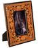 Image #1 - Myra Bag Classic Country Hand Tooled Photo Frame, Black, hi-res
