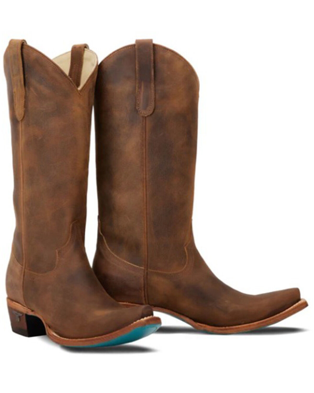 Image #1 - Lane Women's Emma Jane Tall Western Boots - Snip Toe, Caramel, hi-res