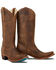 Image #1 - Lane Women's Emma Jane Tall Western Boots - Snip Toe, Caramel, hi-res