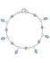 Image #1 - Montana Silversmiths Women's Charmer Opal Bracelet, Silver, hi-res