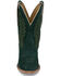Image #4 - Tony Lama Women's Lea Suede Western Booties - Snip Toe, Green, hi-res