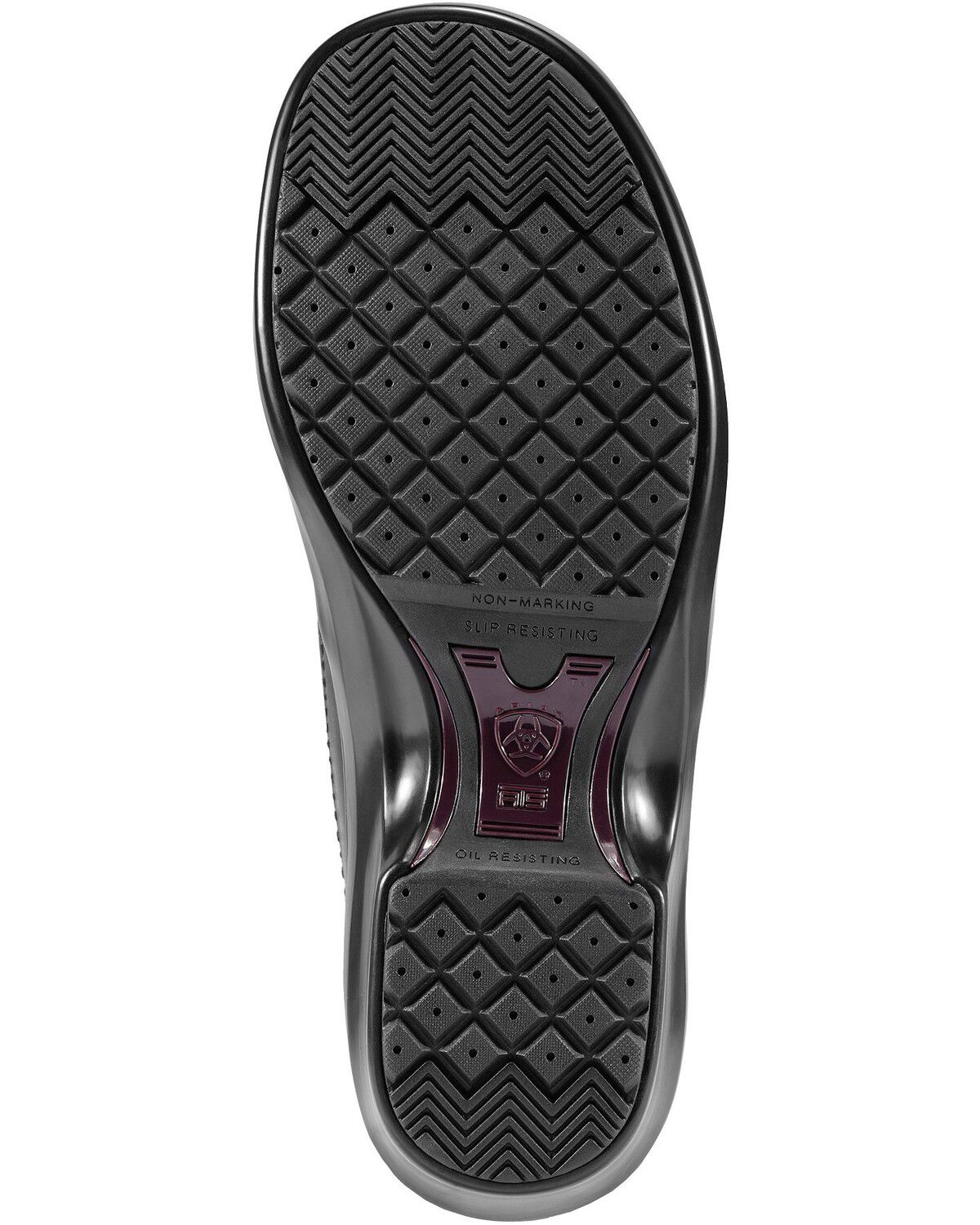 Image #3 - Ariat Expert Safety Clog Slip-On Shoes - Composite Toe, Black, hi-res