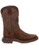 Image #2 - Durango Little Boys' Rebel Western Boots - Broad Square Toe , Brown, hi-res