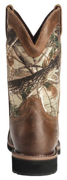 Image #7 - Justin Men's Stampede Trekker Camo Waterproof Boots - Soft Toe, Camouflage, hi-res
