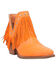 Image #1 - Dingo Women's Fine N' Dandy Leather Booties - Snip Toe , Orange, hi-res