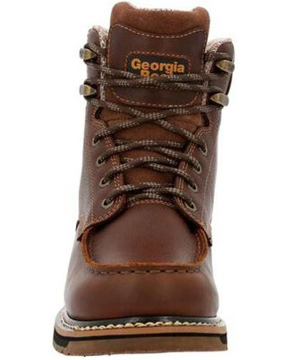 Image #4 - Georgia Boot Men's AMP LT Waterproof Work Boots - Soft Toe, Brown, hi-res