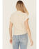 Image #4 - Shyanne Women's Plaid Print Tie-Front Camp Shirt, Sand, hi-res