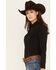 Image #2 - Shyanne Women's Long Sleeve Snap Vented Riding Shirt, Black, hi-res