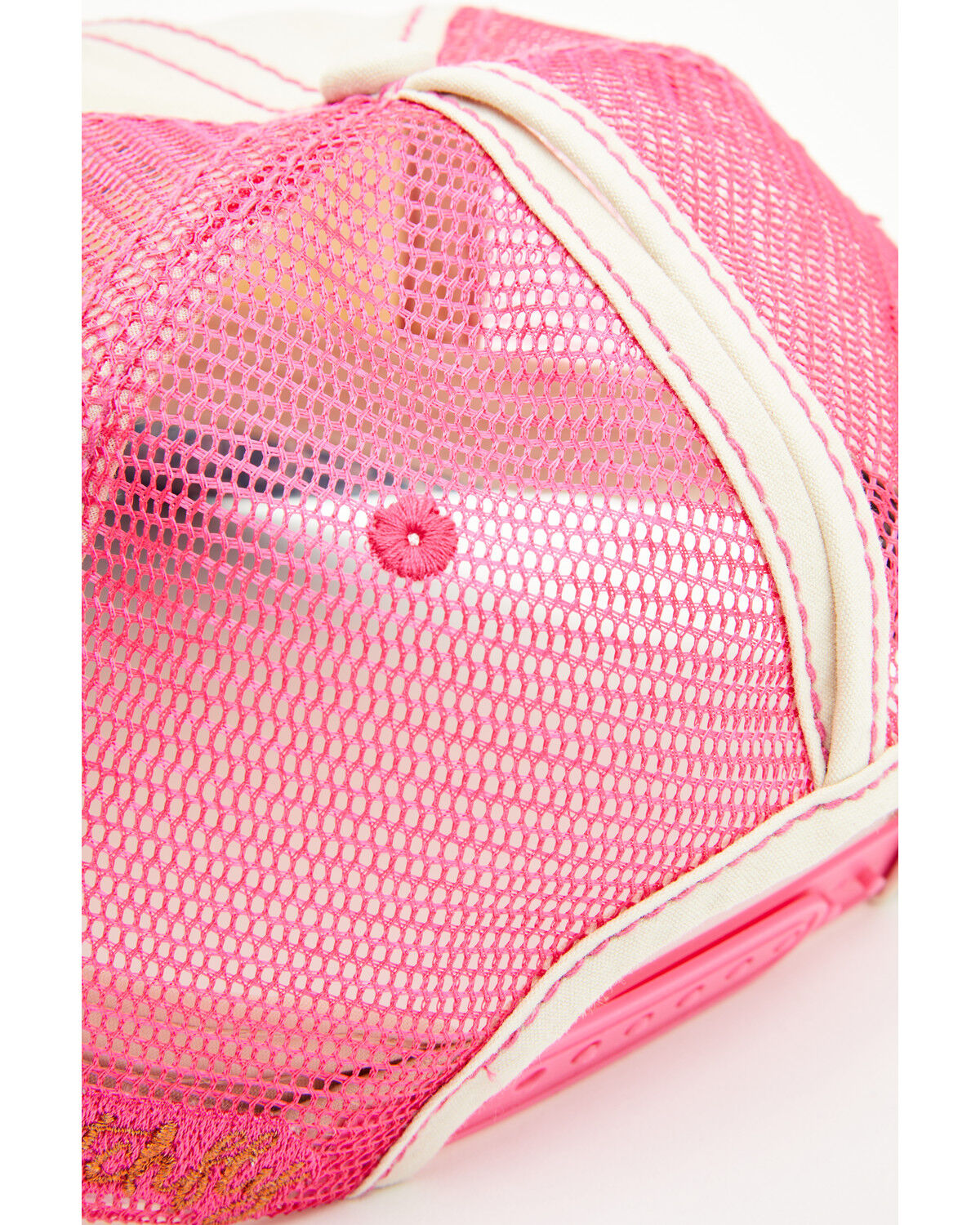 Image #4 - Trenditions Women's Catchfly Steerhead Paisley Print Baseball Cap, Pink, hi-res