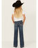 Image #3 - Wrangler Girls' Lindsey Medium Wash Stretch Trouser Jeans , Medium Wash, hi-res