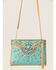 Mary Frances Women's New Day Crossbody Handbag, Turquoise, hi-res