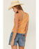 Image #4 - Youth in Revolt Women's Whiskery One Shoulder Tee, Mustard, hi-res