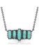 Image #1 - Montana Silversmiths Women's Turquoise Quint Bar Necklace, Silver, hi-res