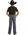 Image #1 - Rock & Roll Denim Boys' Medium Vintage Wash Stretch Bootcut Jeans, Blue, hi-res