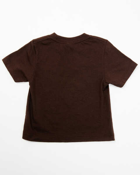 Image #3 - Cinch Toddler Boys' Range Riders Short Sleeve Graphic T-Shirt, Brown, hi-res
