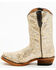 Tanner Mark Girls' Shimmer Western Boots - Broad Square Toe, Beige/khaki, hi-res
