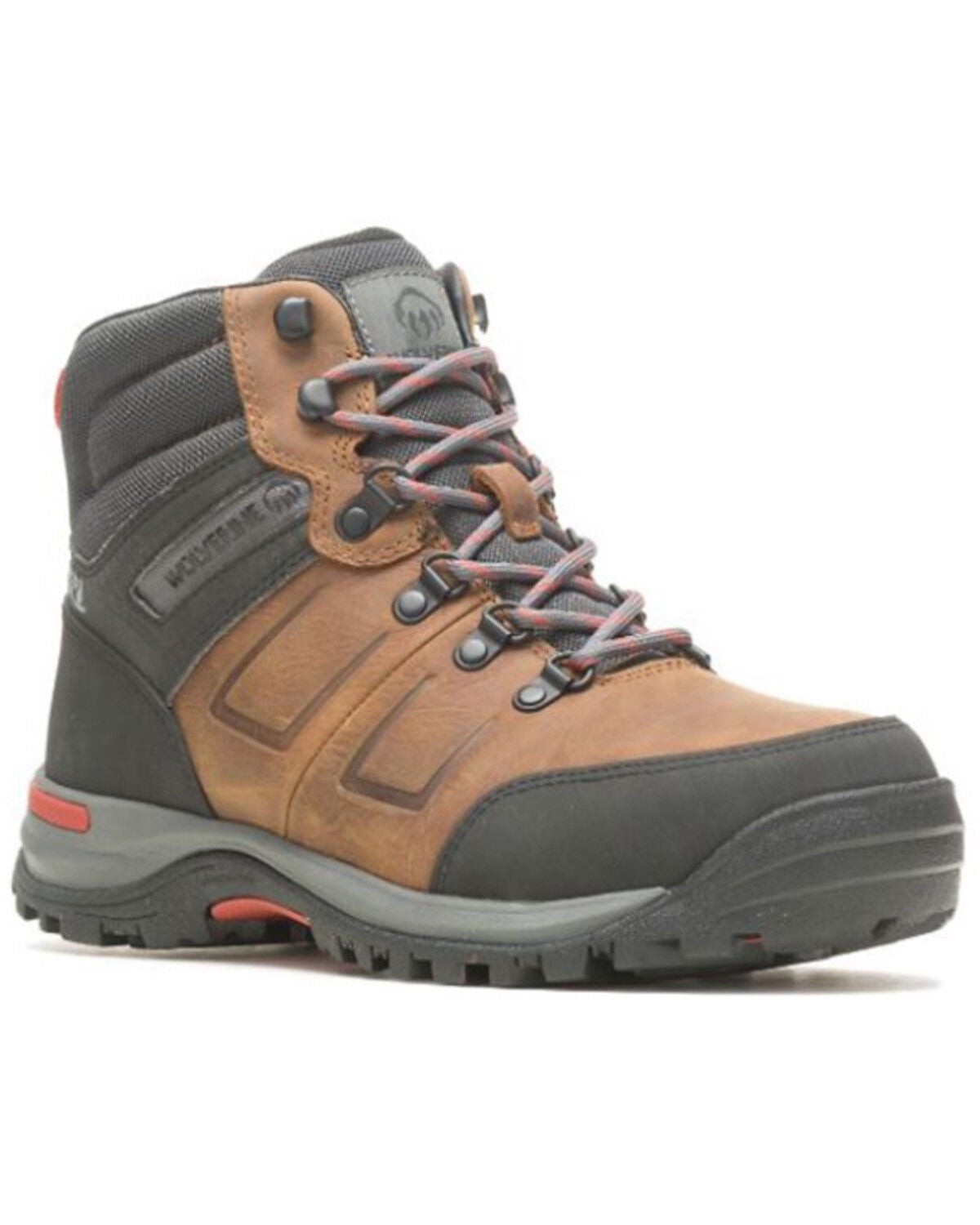 Wolverine Men's Chisel 6" Waterproof Work Boots - Steel Toe, Brown, hi-res