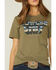 Image #2 - Ranch Dress'n Women's Cowgirl Graphic Tee, Olive, hi-res