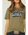 Ranch Dress'n Women's Cowgirl Graphic Tee, Olive, hi-res