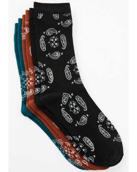 Image #2 - Shyanne Women's Paisley 3-Pack Socks , Multi, hi-res