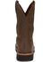 Image #5 - Justin Men's Carbide Pull-On Work Boots - Steel Toe, Brown, hi-res